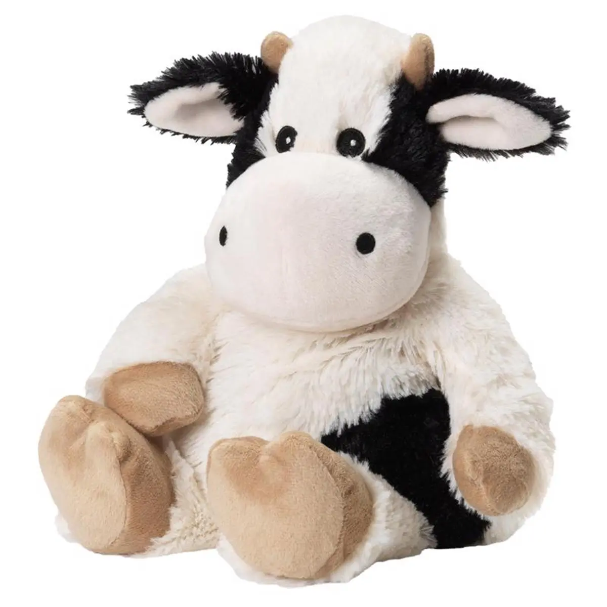 Warmies Weighted Stuffed Cat Toy (Model 6050633) - Microwave-Safe Black & White Lavender-Scented Plush, Sensory Experience, 1.58 lbs, 13 H X 6 W X 8 L In., Unisex Soft Cuddly Birthday Gift for Cats (Pet Supplies)