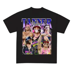 Retro Tanner Thomas Baseball T-Shirt, Vintage Soft Tee, Animal Party Fan Gift, Fashion Cotton, Full Colors, Full Sizes, For Men, For Women
