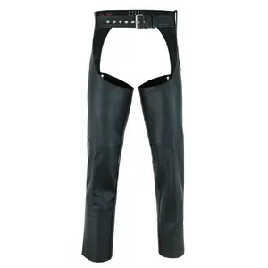 Unisex Basic Coin Pocket Leather Chaps