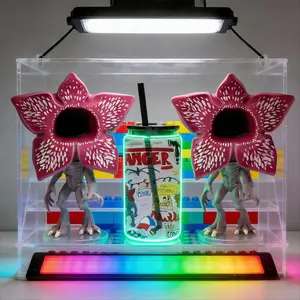 Hot TV Show Hand-Drawn man-eating flower Mason Cup with Straw and Lid, 16oz Reusable Ice Coffee Mug, High Aesthetic Pop Culture Water Bottle Gift, Tumbler