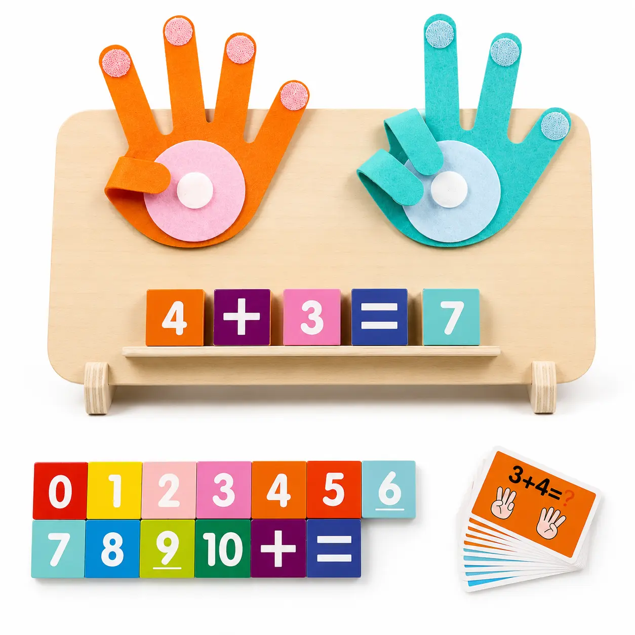 13-Color Multifunction Number Blocks Math Manipulatives Set - Montessori School & Educational Supplies, Hands-On Early Math Tool for Toddlers, Cognitive Dev. Aid, Christmas & Birthday Gifts