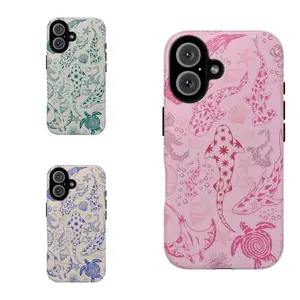 Coral Reef Whale Shark Phone Case|Ocean Animal Whale Shark Protective Cover For iPhone 17 Pro Max 16 15 14 13 12 11 for Samsung S21 S22 S23 S24 S25 Phone Case|Tough Phone Case|gift for him for her|Best Gift