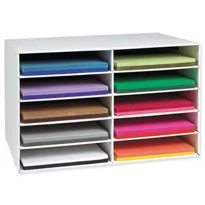 Classroom Keepers 12"x18" Construction Paper Storage 10-Slots
