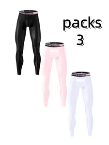 3-Pack High-Elastic Fitted Men's Sport Underwear, Shaping Breathable Design, All-Seasons Plain Style, Comfortable and Stylish