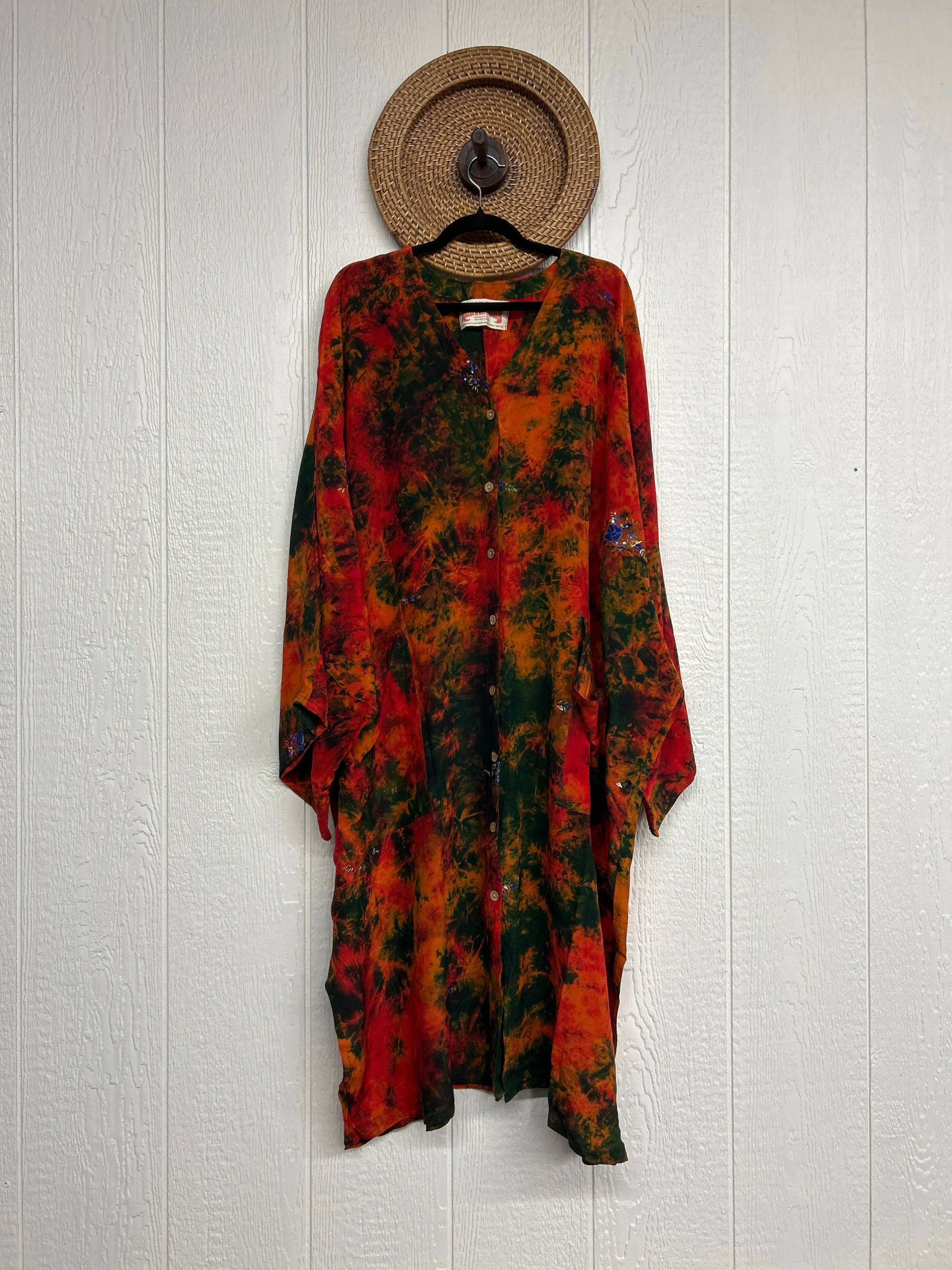Crepe Sari Gaia Duster Dress 0426 105