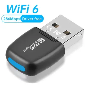 WiFi 6 Dual-Band Wireless Adapter |   286Mbps High-Speed USB-Powered WiFi Upgrade |   Strong Signal & Long Range for Stable Connectivity |   Plug-and-Play (No Drivers Needed) |   Compatible with Windows 7/8/10/11 Laptops, Desktops |   Ideal for Home, Offi