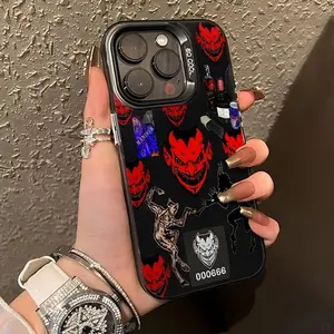 Makabelico Ghost Cartel delNortePhone Case, IMD Material Black, Suitable for iPhone 1716 Pro Max, 11, 12, 13 Pro Max, 14 Pro Max, and 15, Design Black Friday LB Protectors