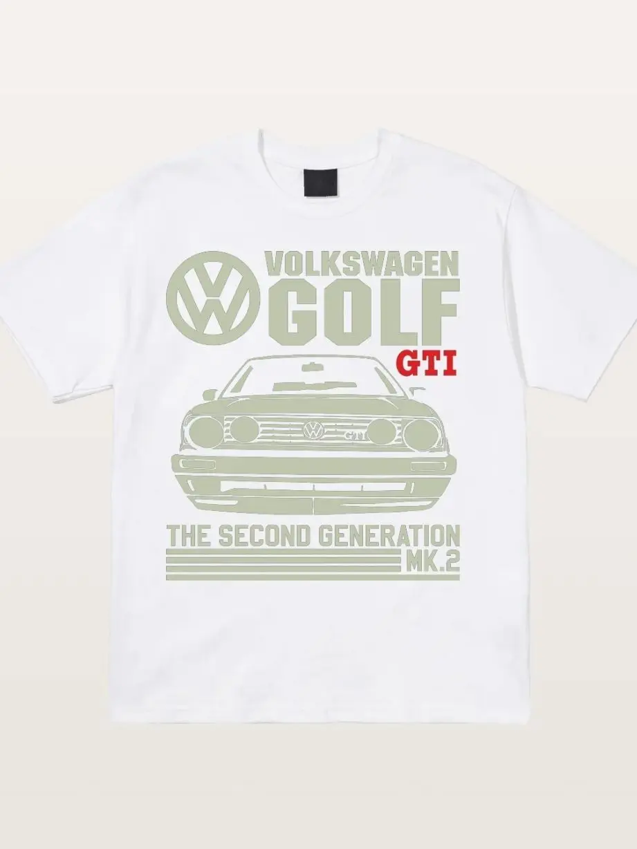 VW Golf MK2 Outline T-shirt Sweatshirt Hoodie, Car Enthusiast and Fans Gift