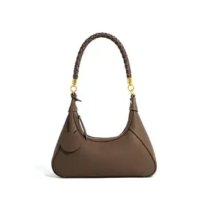 Trendy Cowhide  Underarm Bag