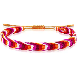 LGBTQ Rainbow Pride Bracelets for Women Men Bisexual Lesbian Transgender Pansexual Non Binary Asexual Genderfluid Handmade Braided LGBT Pride Bracelets for Pride Month LGBTQ Community