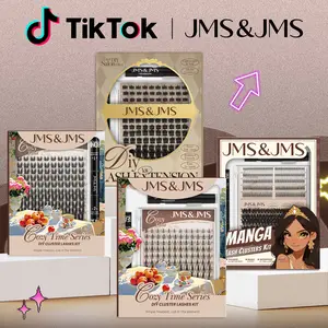 Spiky Manga Lash Kit l JMS&JMS Fairy,Bunny,Spiky 70D,Party Queen,DIY Eyelash Extension, Waterproof Week Long Lasting Anime Lash Makeup Cosmetic #summeressentials outdoorfun #tiktokshopmemorialday #dealsforyoudays