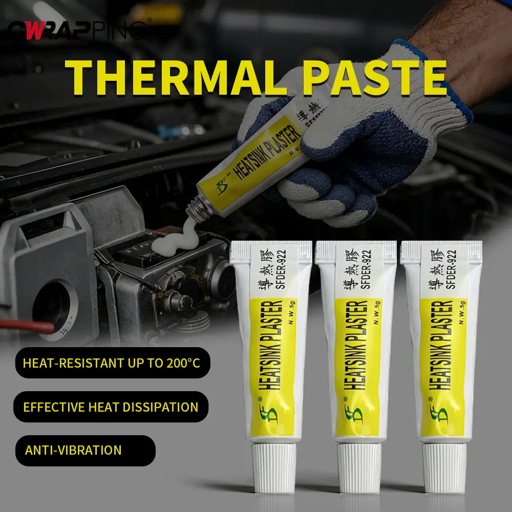 Thermal Paste Compound Conductive Grease Silicone Paste Heat Sink Processor CPU GPU Cooler Cooling Fan Plaster Adhesive Glue