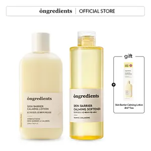 [ongredients Official Shop] Skin Barrier Calming Lotion & Toner Duo, Korean Skincare routine, Glass Skin, Soothing, Moisturizing