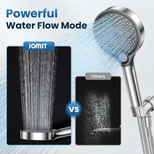 Jomst Handheld Filter Booster Shower Head, 3 Spray Modes