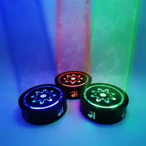 MysticBase 360°LED Light Base - 20-Hour Battery Life, Multi-Color Effects, Rechargeable & Portable for House Parties & Lounge Vibes, Durable Build, Easy Setup