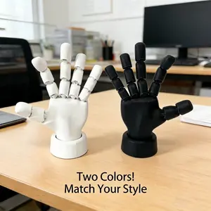 3D Printed Jointed Finger Hand Model, Flexible Art Student Drawing Tool, Office Desk Decor, Stress Relief Gift for Christmas and Halloween