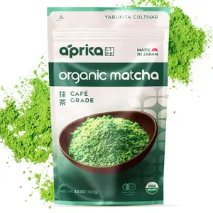 Aprika Life Organic Matcha Green Tea Powder from Japan - Sugar Free Beverage
