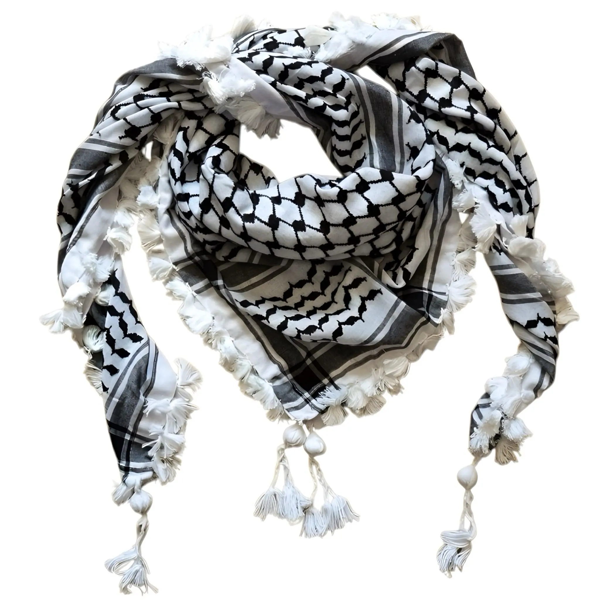Heritage Threads Keffiyeh - Original – 100% Cotton, Handmade, Authentic