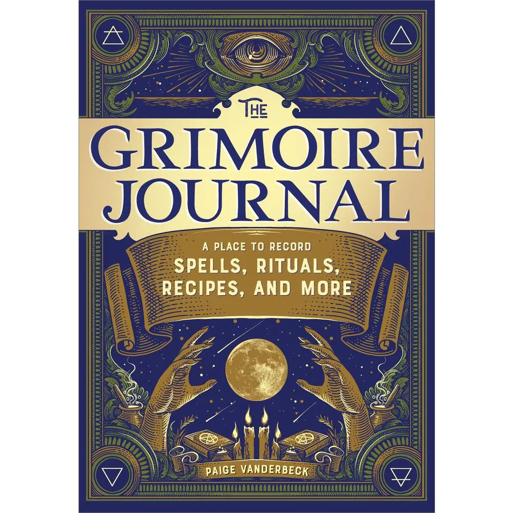 USED Book - The Grimoire Journal: A Place to Record Spells, Rituals, Recipes, and More by Vanderbeck, Paige (Paperback) - english