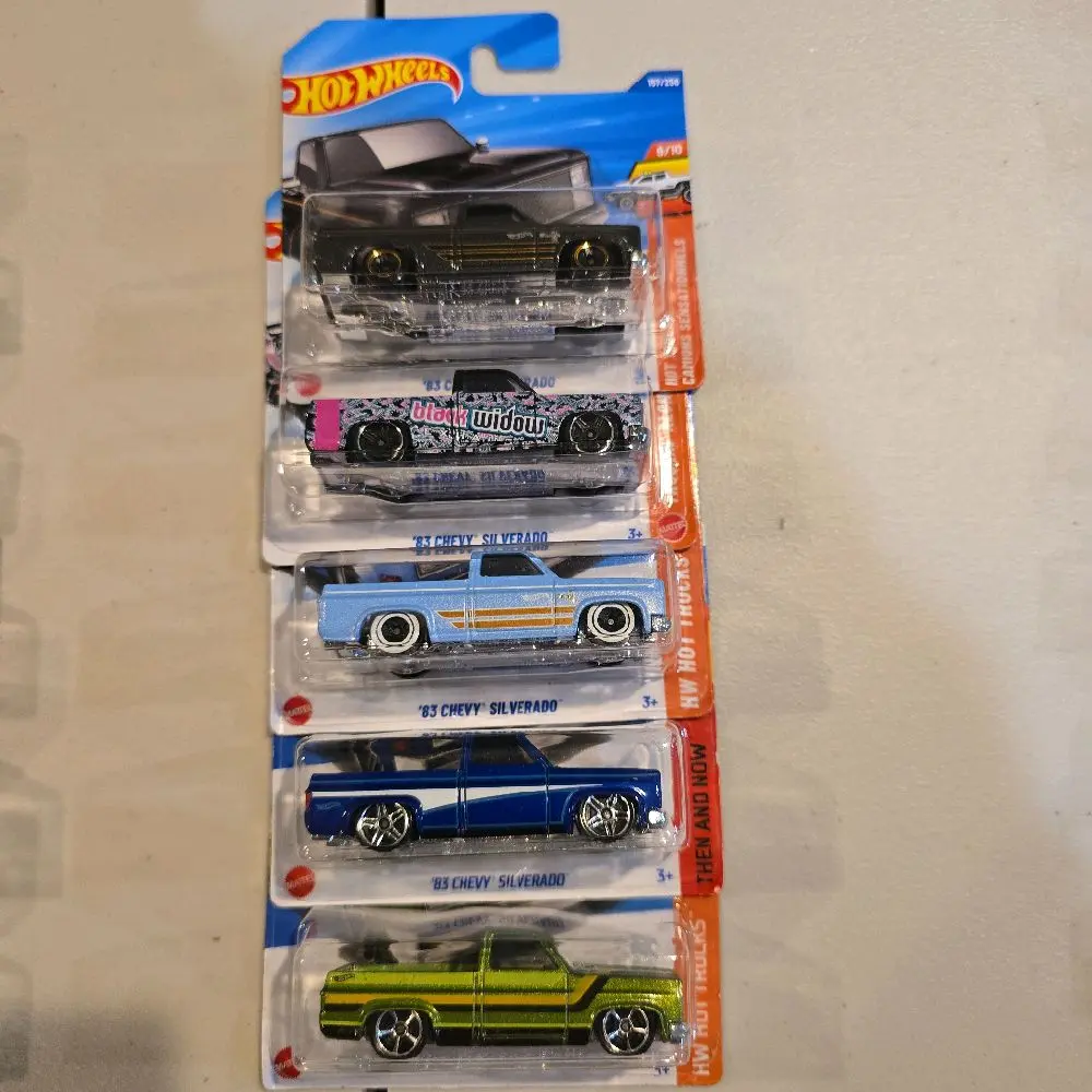 HOT WHEELS 1983 Silverado Diecast Model Car - Collectible for Hobbyists, You Pick Variety, more models inside