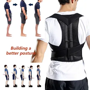 Back correction Amazon posture correction belt Male and female anti-hunchback belt Support strip Invisible hunchback correction