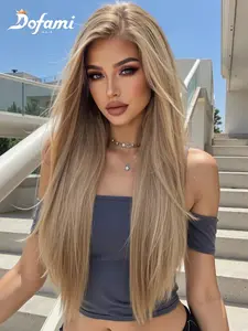 Realistic Natural Blonde Lace Front HD Wig, 13x6 Natural Design, Flawless Look, Perfect for Everyday Wear and Special Occasions, Blonde Lace Frontal, Straight Lace Frontal, Frontal Lace Wigs, Natural Looking Wigs
