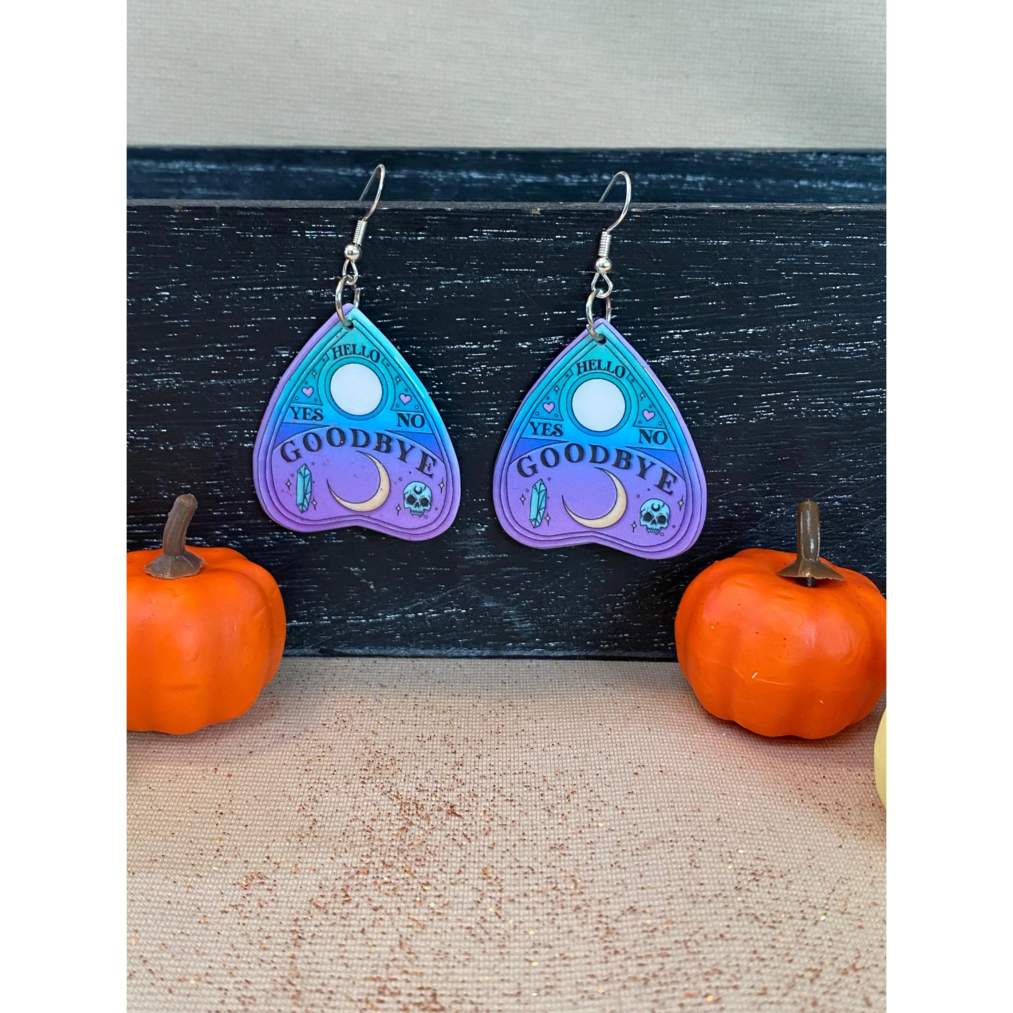 Ouija Board Planchette Earrings