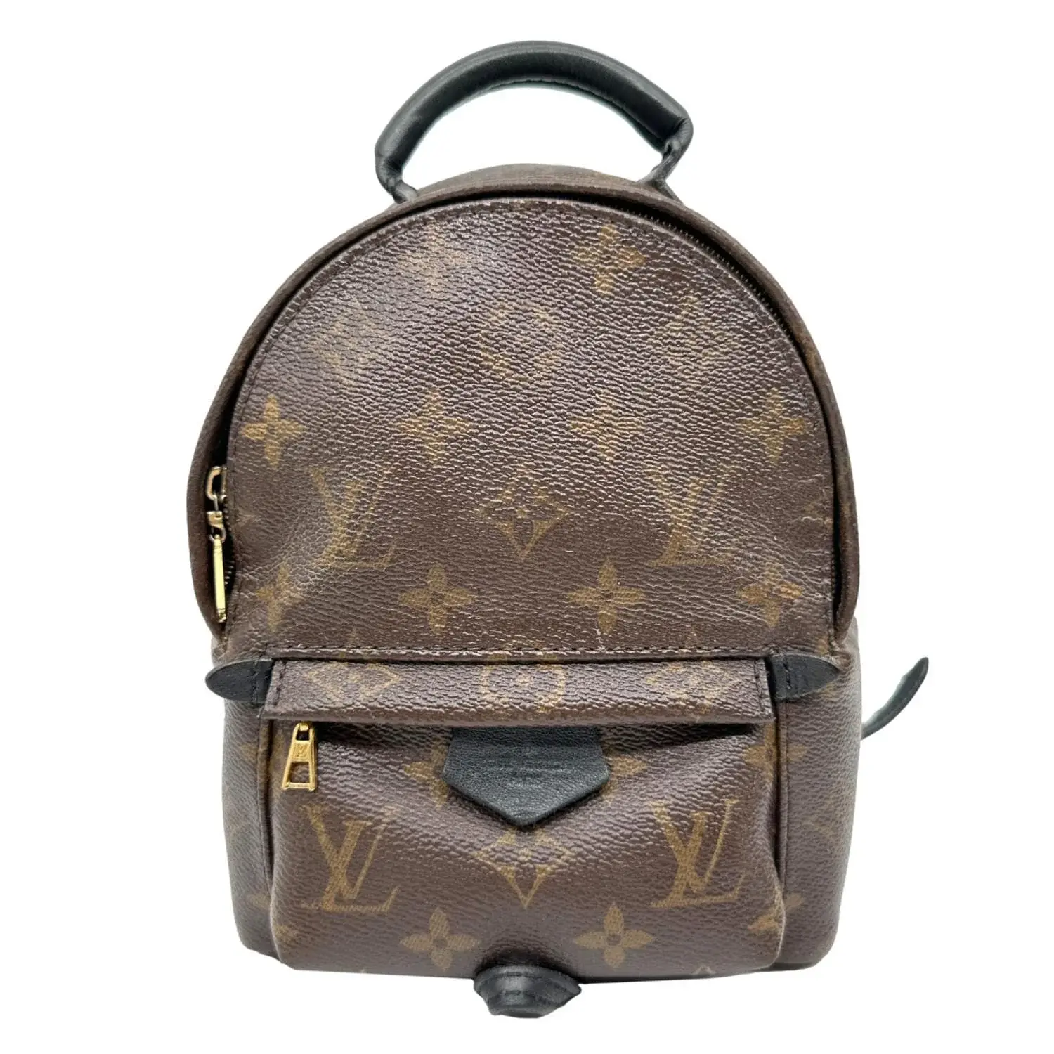 Pre-owned Louis Vuitton Canvas Backpacks Palm Spring Mini Monogram Backpack Brown