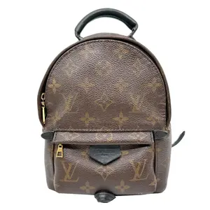 Pre-owned Louis Vuitton Canvas Backpacks Palm Spring Mini Monogram Backpack Brown