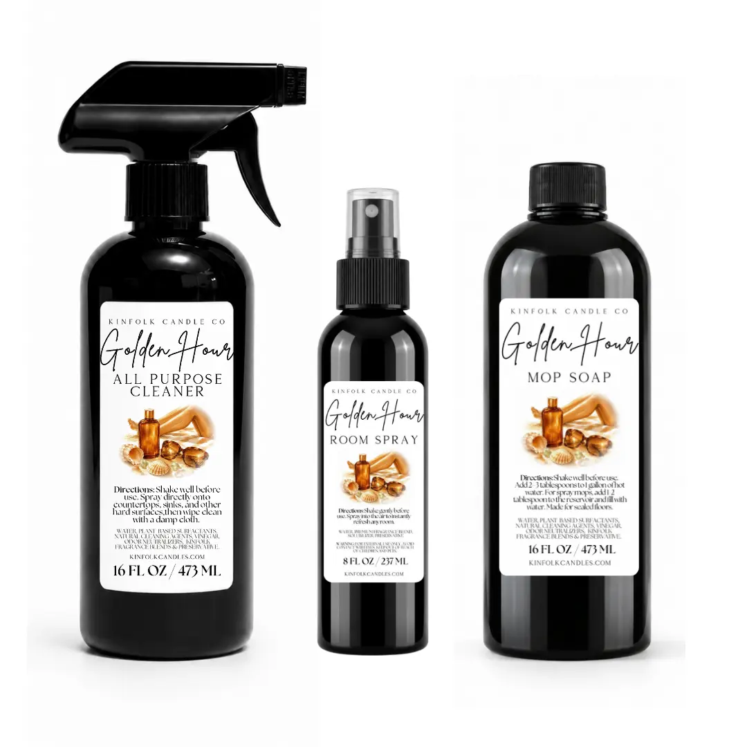 Summer Mega Bundle | Mop Soap + All Purpose Cleaner + Room Spray | Whole Home Cleaning Set