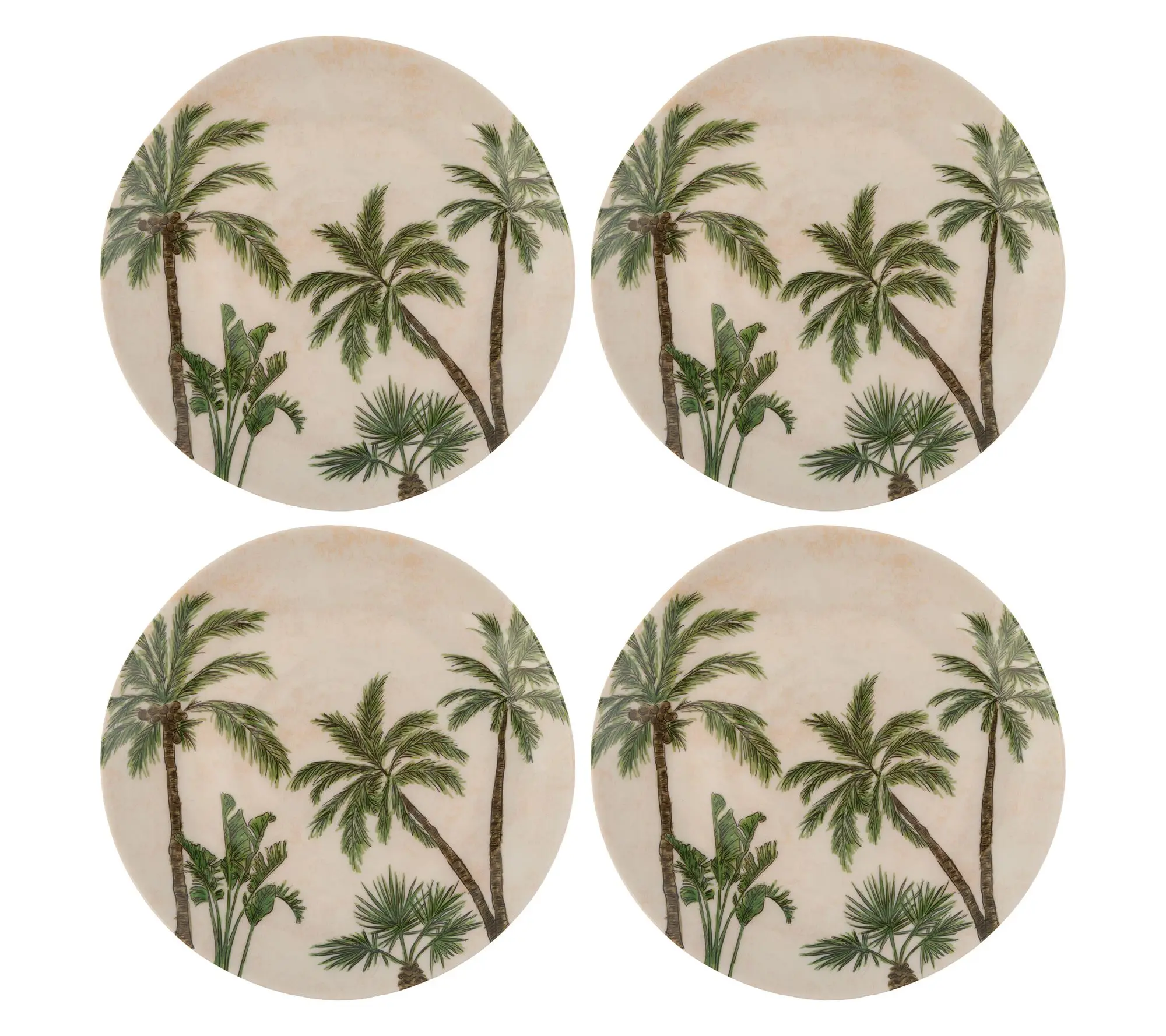 Karma Set of 4 Melamine Salad Plates