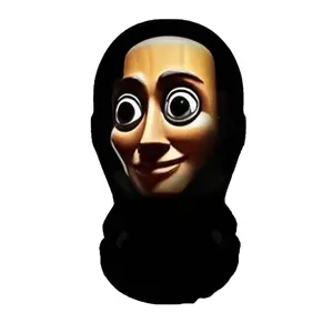 Breathable Full Face Cosplay Mask, Funny Printed Costume Mask for Halloween Parties, Festivals, Cycling and Dress Up Events