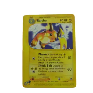 Raichu 61/165 80 HP Pokémon Trading Card Game Collectible with Plasma & Shock Bolt Attacks Energy Cards Flip Coin Attach