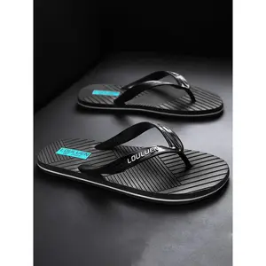 Men's Casual Solid Color Flip Flops, Breathable Non-slip Comfortable Flip Flops, Fashionable Flip Flops for Indoor & Outdoor Wear, Footwear Sandal
