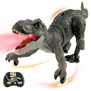 Remote Control Dinosaur for Boys 4-7,Robot Dinosaur Toys for Kids 5-7, rc Dinosaur with Realistic Legs & Spray Stream,t rex Toys for Kids 3 5 7 Year Old boy Birthday Gift