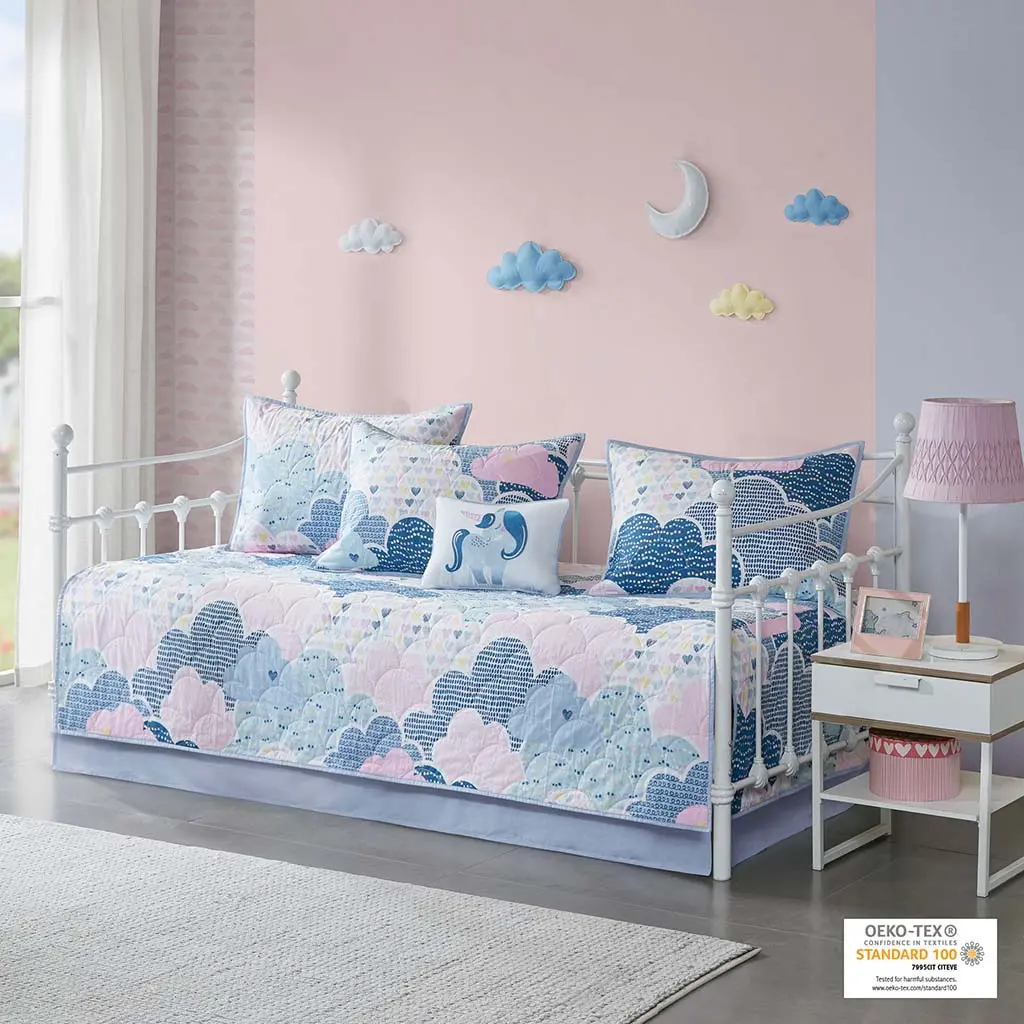 Cotton 6-Piece Reversible Daybed Bedding Sets - Bedspread & Coverlet Set
