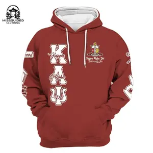 Ireishprint ΚΑΨ Shirt, Simple Krimson Kappa Yo Nupe 1911 Fraternity Hoodie