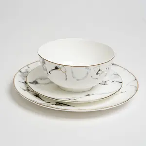 Grey Marble Dinnerware