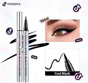 Ultra-Fine Tip Black Eyeliner - Long-Lasting for Cat Eye Makeup   Quick-Dry Waterproof Eyeliner Pen - Beginner Friendly Easy Glide