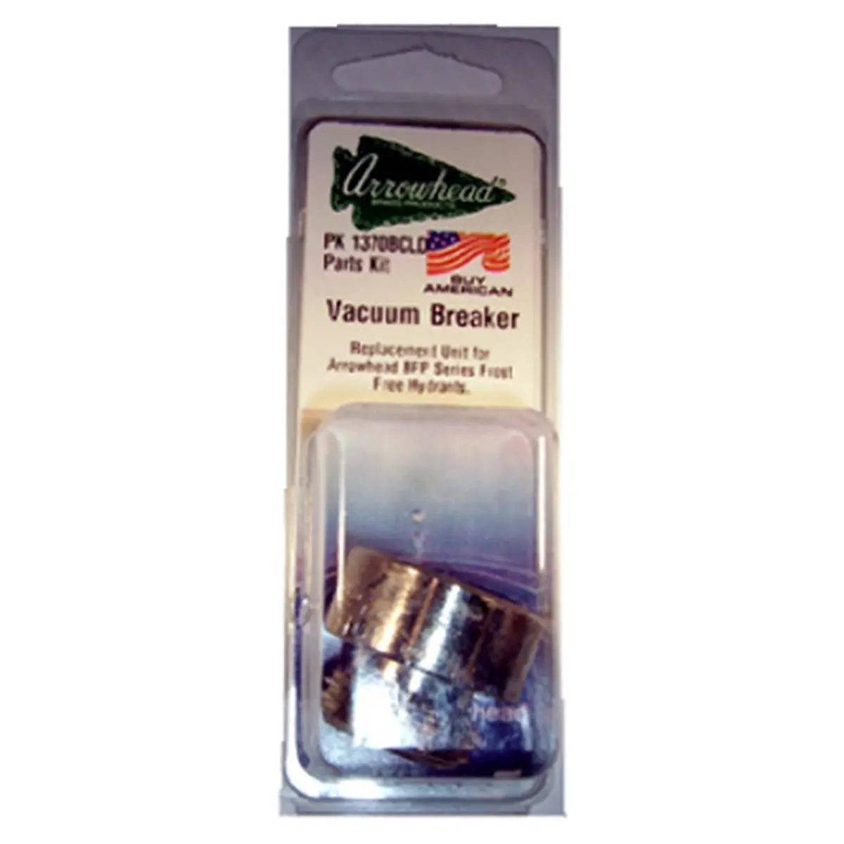 212 MAIN Nickel Plated Vacuum Breaker, Arrowhead Brass & Plumbing PK1370 Model, Fine Thread Inlet for Boating, Water Sports