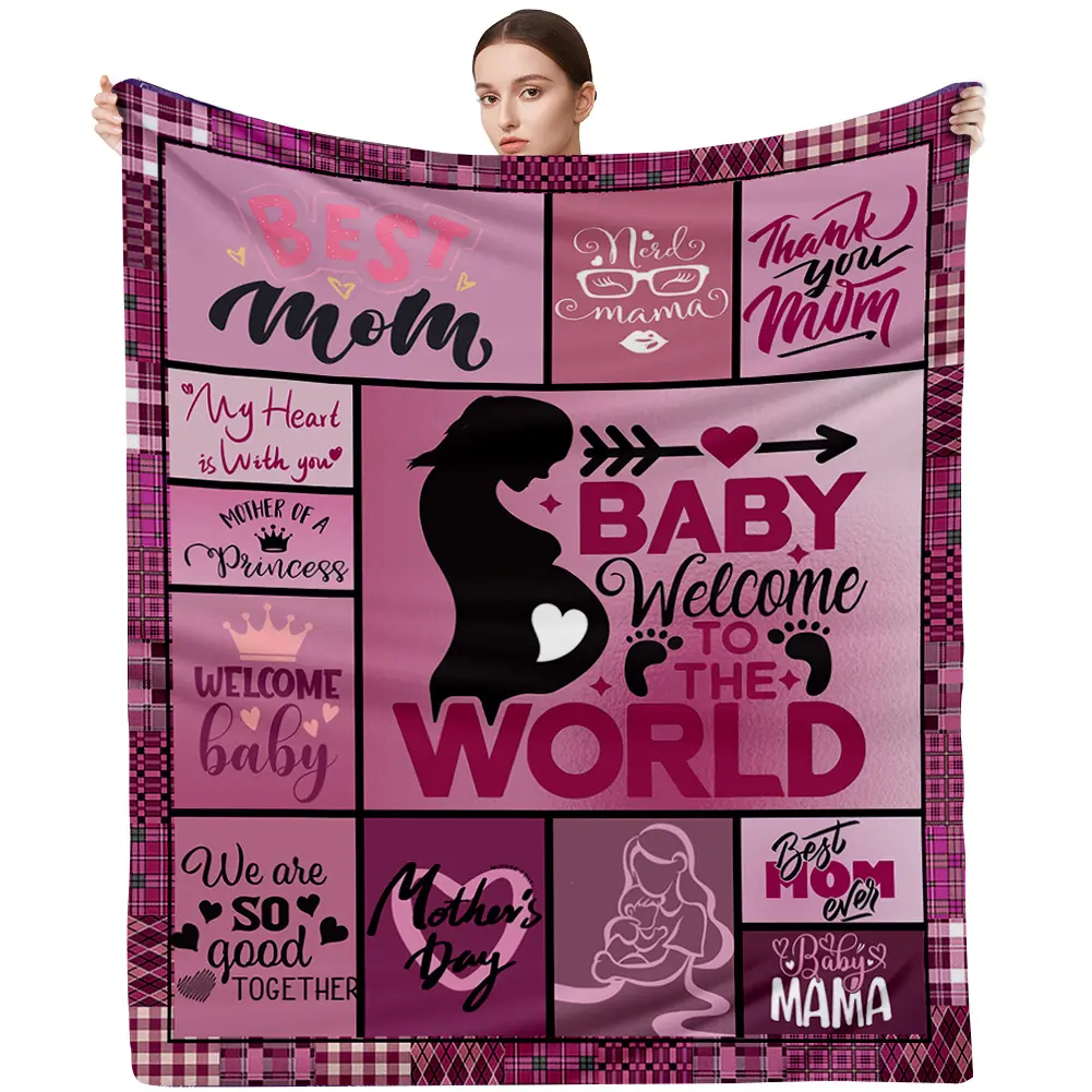 60x50 in Soft Flannel Throw Blanket, Decorative Giftable Blankets with Inspirational Messages, Heartwarming Gift for Home Decor, Cozy for Couches & Beds (TikTok Shop Spring Glow Up), Heartwarming Blanket Gift