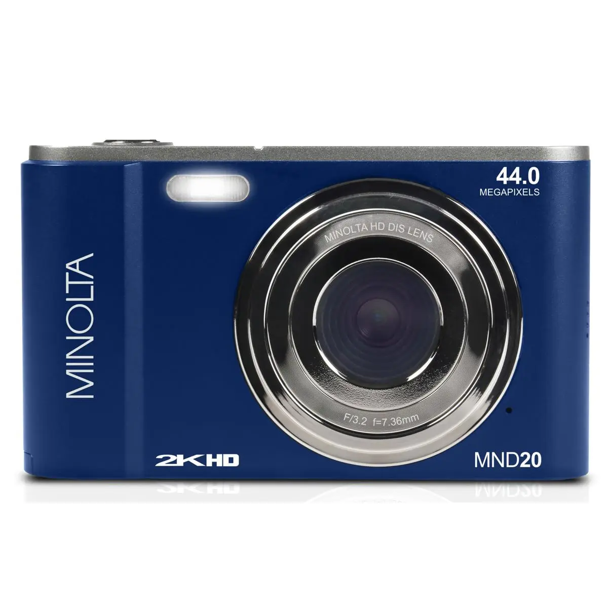 Minolta MND20 44 MP 2.7K Ultra HD Digital Camera (Blue)