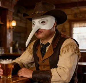 Long Nose Plague Doctor Latex  for Adults! Minimalist retro design with iconic long nose. Soft breathable natural latex. Perfect for Halloween cosplay, steampunk events, TikTok pranks, and vintage costume parties! #PlagueDoctorMask #HalloweenCostume party