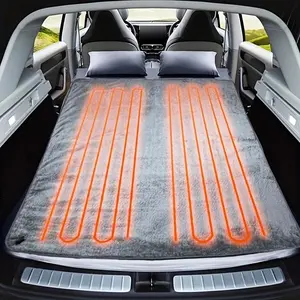 [Portable Heated Blanket] Cozy Portable Heated Throw Blanket | Electric Heating Element, Polyester Fiber, Ideal for Car Travel, Camping, and Home Use