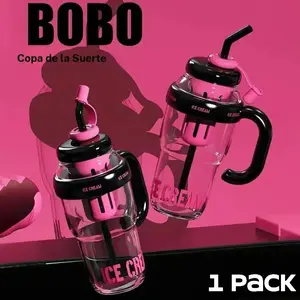 2026 New 1200ML/600ML Thermal Mug with Tea Infuser and Straw, Large Handle, High Capacity, Cute, Dustproof, Summer Mug for Women and Students, Large Mug, Ice King Lucky Mug，Includes a tea spout and tea container