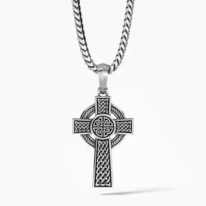 Celtic, Silver Cross Pendant