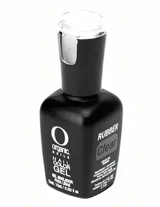 Organic Nails Rubber Gel Nail Polish, 15ml (10G Volume) Single Unit - Professional Use Beauty Products, Smooth Natural Finish Manicure Solution