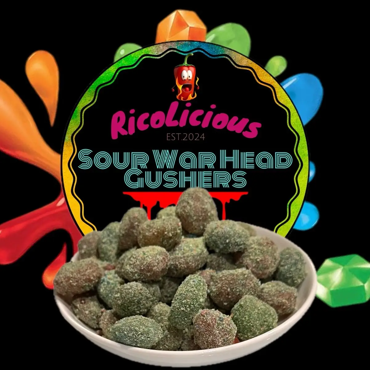 Sour Apple WarHead Gushies 10oz