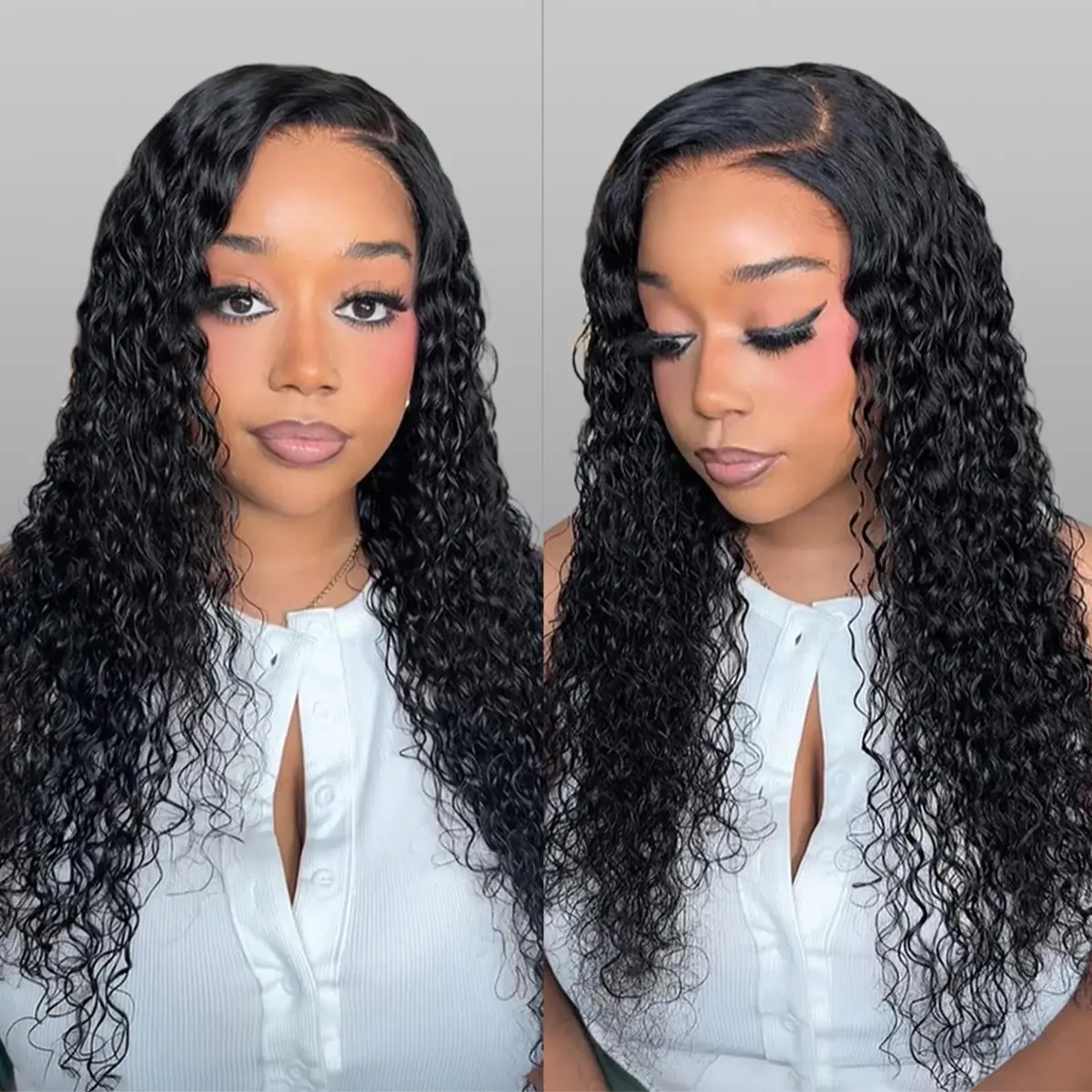 Wavymy Pre-Bleached Wear Go Casual Water Wave Versatile 7x5 Closure Lace Wigs Pre-Cut Glueless Wig 180% Density Full Hair Ready To Go Natural Daily Wig 100% Human Hair#weeklydeals
