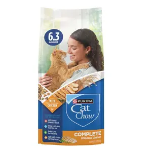 Purina Cat Chow Complete High Protein Dry Cat Food with Real Chicken, 6.3 lb Bag